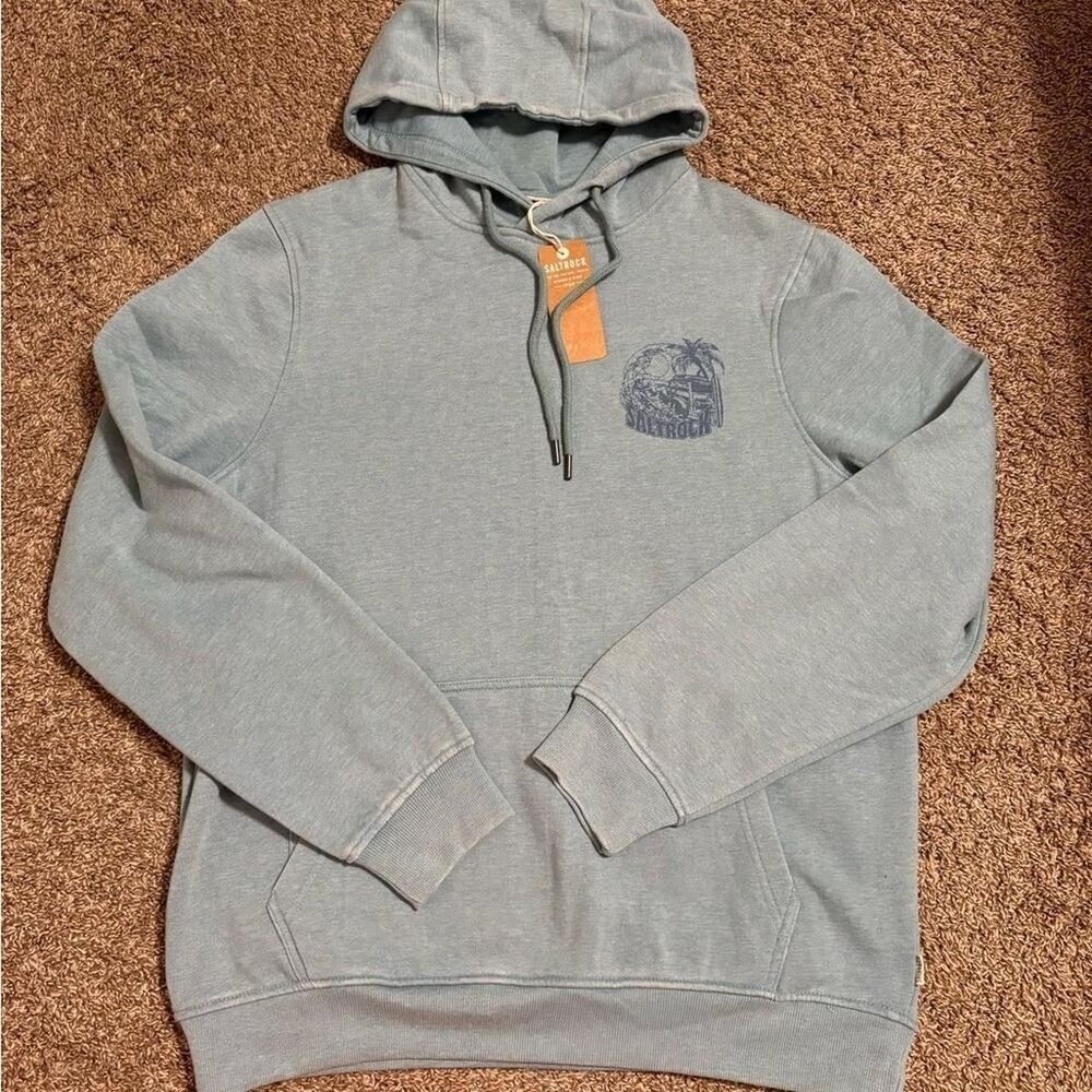 Salt Rock Men's Blue Hoodie